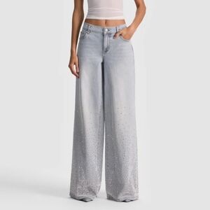 Alice + Olivia AMAZING EMBELLISHED JEAN In rockstar blue